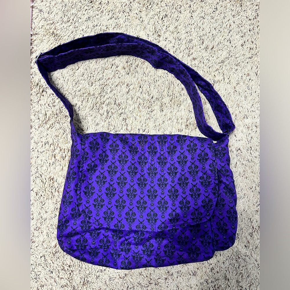 Haunted Mansion Wallpaper Crossbody Bag